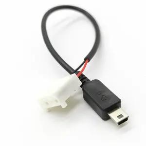 90 Graden Usb 2.0 Type C Man Socket Naar Molex Jst Xh 2.54 Toonhoogte 2P Draad Terminal Kabel