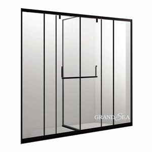 Porte Pieghevoli <span class=keywords><strong>a</strong></span> Fisarmonica di Lusso per Vasca e <span class=keywords><strong>Doccia</strong></span> dalla Fabbrica di Foshan - Product Image 1