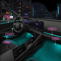 Pour 2021 Hyundai Elantra 18 LED Offres Spéciales voiture intérieur éclairage ambiant mise à niveau symphonie Auto intérieur rvb chasse lampes