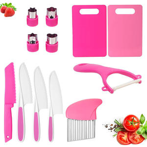 Juego <span class=keywords><strong>de</strong></span> Cuchillos <span class=keywords><strong>de</strong></span> Acero Inoxidable para Niños, Herramienta para Cortar Verduras, <span class=keywords><strong>Juguete</strong></span> Educativo para Hornear, Operación Manual para Jardín <span class=keywords><strong>de</strong></span> Infancia - Product Image 6