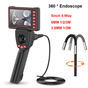 1080P 3.9mm/6mm 4-Way Steering Industrial <b>Camera</b> Articulating Borescope 5.0" Display IP67 Waterproof 720 - Product Image 1