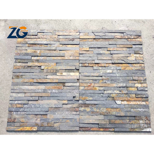 ZGSTONE stile tradizionale Indoor pietre naturali grigio rivestimento esterno parete interna coltura pietra Modulare sporgenza antiacido - Product Image 3