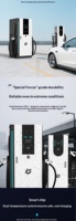 Station de recharge rapide pour véhicules électriques à courant continu, double connecteur, norme nationale AC380V, 60 kW, 80 kW, 120 kW, 160 kW, 240 kW, chargeur au sol