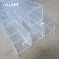 Fabricant de tubes en plastique carrés transparents Tube acrylique carré de grand diamètre Vente en gros Usine de tubes carrés en PMMA haute brillance