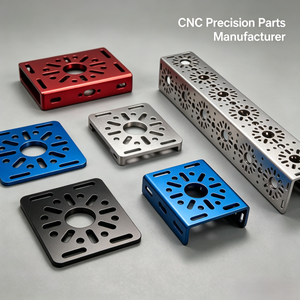 Servicio de Fabricación de Piezas de Metal Personalizadas con Mecanizado CNC, Tratamiento de Superficie Anodizado de 0.05 mm, Estampado, Doblado y Anodizado de Aluminio - Product Image 1