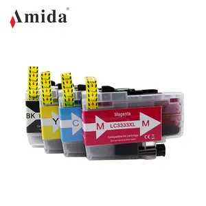 Amida Lc3333xl Compatibel Voor DCP-J1100DW/MFC-J1300 Printers Zhuhai Fabriek Groothandel Hot Verkoop Inktcartridge