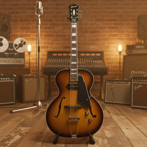 Chitarra Elettrica Hollow Body Grote GTZT-01 Stile ES125 P90 <span class=keywords><strong>Jazz</strong></span> Blues - Product Image 1