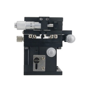 SEMXYZ-60 XYZ 3-Asse Lineare Manuale Fase 60x60 millimetri Micrometro Lineare <span class=keywords><strong>Stage</strong></span> con Incrociate-Cuscinetto A Rulli - Product Image 4