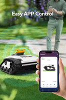 VICTORY Tondeuse à gazon intelligente Éclairage LED Marque Autonomie de la batterie Télécommande Tondeuse à gazon électrique Robot VTE550 LIVRAISON GRATUITE