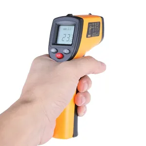 Nouveau pyromètre laser infrarouge numérique HTI 10:1, 1050 degrés, thermomètre de piscine sans fil pour l'industrie - Product Image 3
