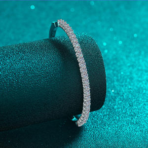 Hot Selling Holiday Gift <b>Bracelet</b> Temperament Simple 925 <b>Silver</b> <b>Charm</b> <b>Bracelet</b> Fashion Exquisite Full Diamond <b>Bracelet</b> - Product Image 5