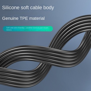 Cable de Carga <span class=keywords><strong>USB</strong></span> 2.0 Tipo <span class=keywords><strong>C</strong></span> Plano de Silicona Suave con Carga Rápida PD y Transferencia de Datos para Uso en Automóviles (Conectores Rectos/Curvos) - Product Image 3