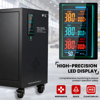 Stabilisateur de tension AC triphasé WF.EL 280V-430V 50KVA SVC avec interface tactile, haute efficacité 0.98, protection contre les surcharges et les surtensions