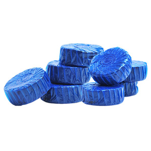 Nettoyant automatique pour toilettes, bleu, solide, 10 unités, jetable, pour usage en salle de bain - Product Image 5