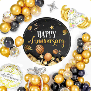 Arco di Palloncini Classico BLN Personalizzabile <span class=keywords><strong>per</strong></span> Matrimoni e Feste di <span class=keywords><strong>Compleanno</strong></span>, Set di Palloncini in Lattice Spesso, Facile da Assemblare - Product Image 1