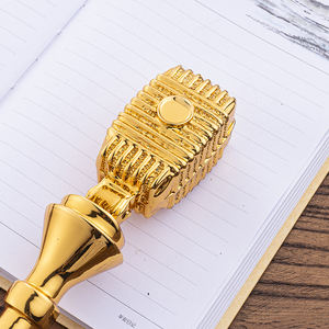 Expédition rapide Sublimation sablage grand Microphone résine trophée tasse moule en silicone pour trophée en résine avec Base en cristal noir K9 - Product Image 5