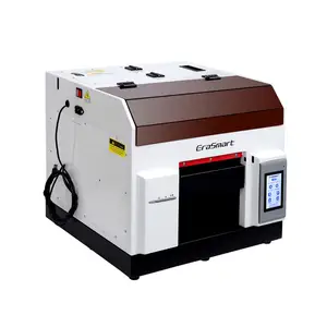 Erasmart penjualan laris Digital 6 warna Impresora A4 Uv Flatbed Printer Inkjet botol plastik Label mesin cetak