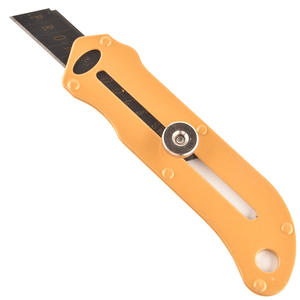 Cuchillo Multiusos Amarillo, Resistente, de Grado Industrial, con Hoja de Acero Inoxidable, Herramienta de Corte, Cuchillo para Papel Tapiz - Product Image 1