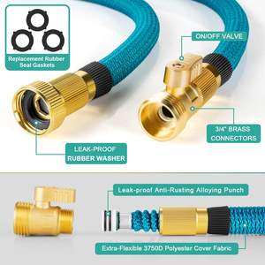 25ft 50ft 75ft 100ft 놀라운 확장 정원 매직 탄성 호스 파이프 확장 가능한 물 스프레이 건 - Product Image 4