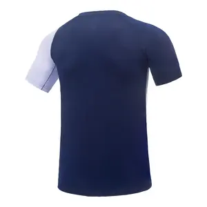 여름 새로운 디자인 블루 탁구 셔츠 스포츠 배드민턴 저지 배드민턴 티셔츠