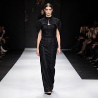Robe de soirée longue en maille à sequins pour femme grande taille A12432, antistatique, style vintage