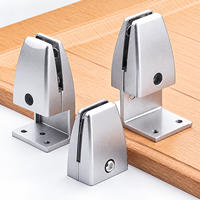 Support de fixation réglable en alliage d'aluminium pour cloison de bureau double face, séparateur d'écran pour hôtel, maison, bureau, panneau de bureau