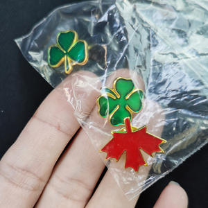 Épingles à revers trèfle de la Saint-Patrick, broches trèfle, cadeaux de la Saint-Patrick, porte-bonheur, feuille verte en émail, cadeaux pour les festivals irlandais - Product Image 6