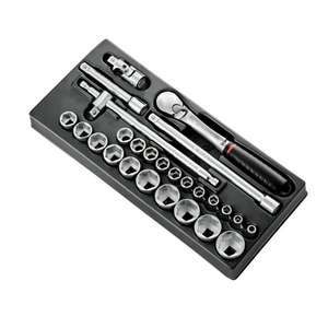 FACOM - MOD.SL161-46 1/2'' metric 6-point <b>sockets</b> module - EAN 3662424066993 <b>RATCHET</b> AND <b>SOCKET</b> SETS 1/2" - Product Image 1