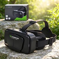 2026 Mendukung Android dan IOS, Kacamata VR yang Ditingkatkan dengan Tempat Ponsel, Headset Realitas Virtual 3D, VR Box, Dapat Digunakan untuk Menonton dengan Mata Telanjang