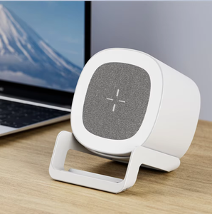 Speaker Lamp <b>Desk</b> Night Light Wireless Charger with Speaker 2024 Wholesale Bedroom LED 3 in 1 Mobile Phone Holder - Product Image 3