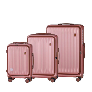 Valise <span class=keywords><strong>cabine</strong></span> 20 pouces en PC rigide, ouverture frontale, unisexe, de luxe, pour affaires, avec serrure et poignée télescopique, colorée, prix abordable, modèle 2026 - Product Image 3