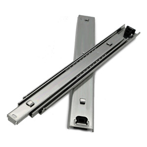 Cajón de cocina de montaje de bayoneta de alta resistencia de 53mm, cajón deslizante negro, cajón de bolsillo, <span class=keywords><strong>rieles</strong></span> deslizantes - Product Image 3