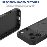 Coque antichoc robuste magnétique pour iPhone 18 17 Pro Max, étui hybride TPU PC, protection personnalisée, vente en gros