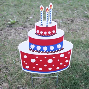 סימן יום הולדת Suppliers-יום הולדת שמח חצר סימנים עם הימור, 16 אינץ צבעוני אותיות כוכב בלונים, עבור מסיבת יום הולדת קישוטים חיצוני