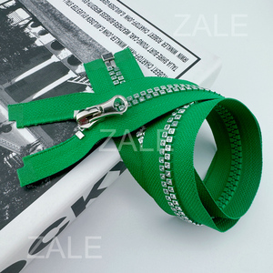 Siêu Chất Lượng Nhựa Bền Tự Động Khóa Đầy Đủ Zip Túi Xách May Mặc Dây Kéo Màu Sắc Khác Nhau Răng Nhựa Trượt Puller Cho Sử Dụng Khác Nhau - Product Image 1