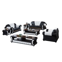 Chassures field — ensemble de fauteuil et canapé modulaire, en cuir véritable, Antique, pour la maison, le salon, tendance, nouveauté