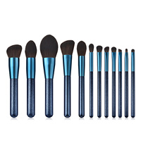 Glitter Crystal Diamond Makeup Brush Set, Vegan