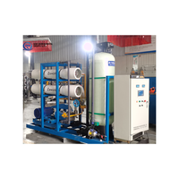 Núcleo del sistema de desalinización de agua de mar de la planta de granja industrial 1T que incluye máquina de tratamiento de agua del motor del PLC del panel de la membrana del RO