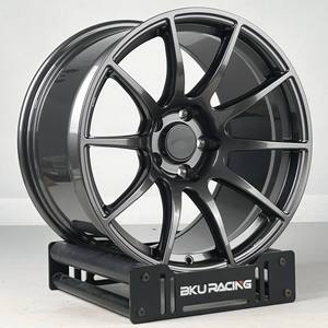 Rines Bku Forged 5X112 5x114.3 para Toyota Supra V A70 A80 A90 GR de 17, 18 y 19 Pulgadas, Rines de Aleación Negros Monobloque Personalizados - Product Image 5