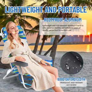 <span class=keywords><strong>Silla</strong></span> de <span class=keywords><strong>Playa</strong></span> Plegable Reclinable Portátil <span class=keywords><strong>con</strong></span> Respaldo Personalizado, <span class=keywords><strong>Silla</strong></span> de <span class=keywords><strong>Playa</strong></span> para Adultos - Product Image 2