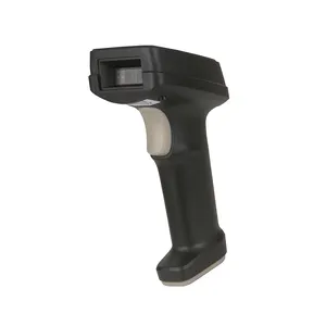 Hochwertiger 2,4G drahtloser Barcode Scanner tragbarer Barcode-Data-Matrix-Reader kabelgebundene 1D 2D QR tragbare Mehrsprach-Tastatur