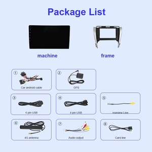 4 + 64G màn hình Android Carplay DSP DAB GPS kích hoạt 1 năm đôi Din Xe đa phương tiện Máy nghe nhạc đơn vị đứng đầu cho 2012-2015 cho TOYOTA - Product Image 6