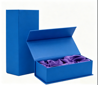 Boîte-cadeau en papier magnétique portable imperméable haut de gamme personnalisée pour cosmétiques, soins de la peau, parfums