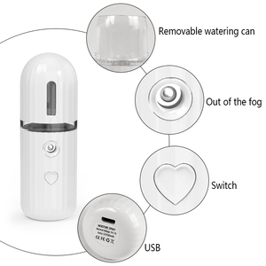 Portátil de mano del rociador de la niebla del recargable atomizador humidificador nebulizador vapor <span class=keywords><strong>Facial</strong></span> - Product Image 3