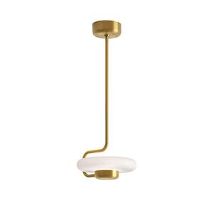 Modern Minimalist Pendant <b>Light</b> Gold E27 LED Long Shape Bedroom Study <b>Lighting</b> - Product Image 5