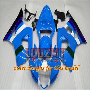 Spritzgussverkleidung für SUZUKI GSXR 1000 CC GSXR1000 K3 <span class=keywords><strong>RIZLA</strong></span> Blau 317Nr.15 1000CC GSXR-1000 GSX R1000 03 04 2003 2004 Karosserie - Product Image 3