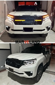 กระจังหน้าพลาสติก ABS พร้อมอุปกรณ์เสริม4X4ไฟ LED สำหรับ Land Cruiser Prado 150รุ่น2018-2023 - Product Image 6