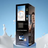 Touchscreen Proteïne Shake Dispenser Machine voor sportscholen, drankenautomaat, sinaasappelsap, wei-eiwit shake dispenser machine