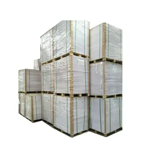 White cardboard paper/FBB /Ivory card board paper in sheet /roll duplex board printed carton corrugated box hard grey chip board