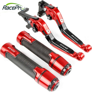 Juego de palancas de motocicleta RACEPRO, palancas de embrague de freno plegables ajustables para motocicleta, empuñaduras de manillar para <span class=keywords><strong>Yamaha</strong></span> <span class=keywords><strong>XV</strong></span> <span class=keywords><strong>950</strong></span> XV950 Racer - Product Image 3